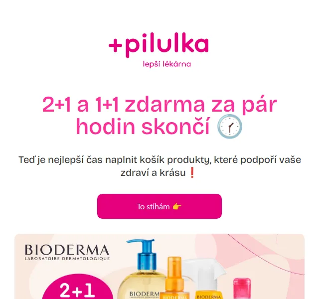 Pilulka.cz: 2+1 a 1+1 zdarma na dermokosmetiku – červen 2018 | Nuslet.cz