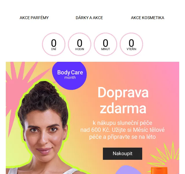 Notino: Doprava zdarma na sluneční péči a −15 % na kosmetiku a zdraví – červenec 2026 | Nuslet.cz