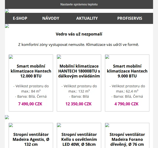HORNBACH: Klimatizace a ventilátory až 12 350 Kč – červen 2026 | Nuslet.cz