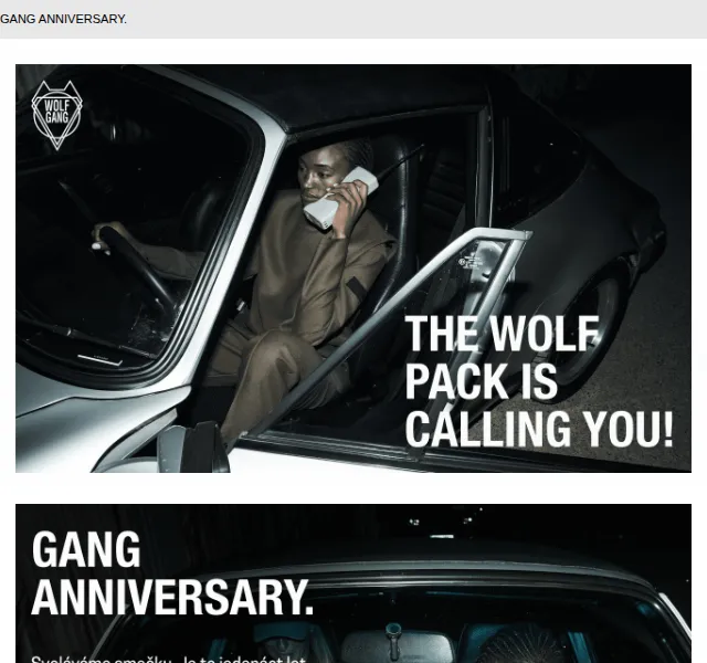 Wolfgangstore: Gang Anniversary – červen 2026 | Nuslet.cz