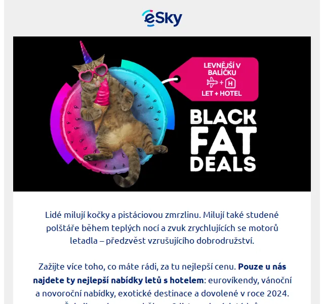 eSky.cz: Last Minute Dovolená od 686 Kč – červenec 2026 | Nuslet.cz