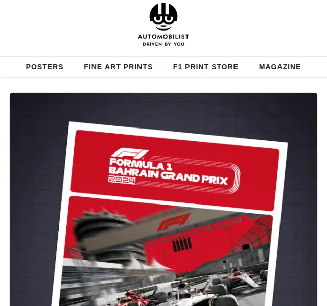 Automobilist: Plakáty F1 2024 – červen 2026 | Nuslet.cz