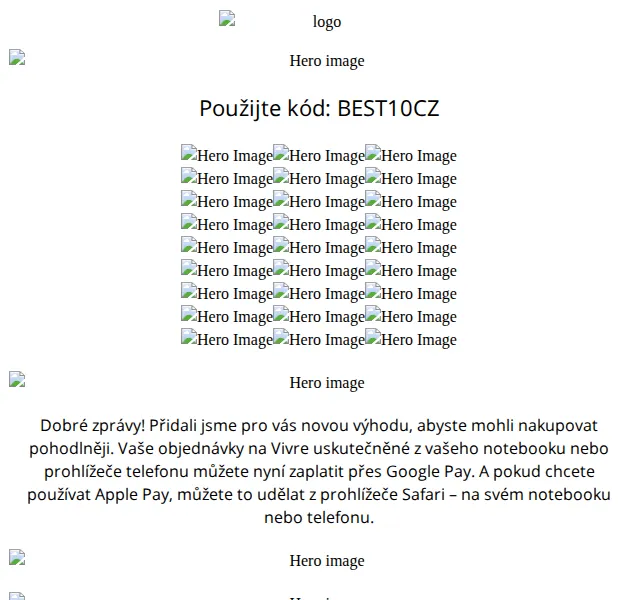 Vivre: -10% na bestsellery a doprava zdarma – červen 2026 | Nuslet.cz