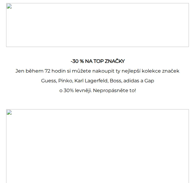 ANSWEAR.cz: Až -30 % na Guess, adidas, Pinko – červen 2026 | Nuslet.cz