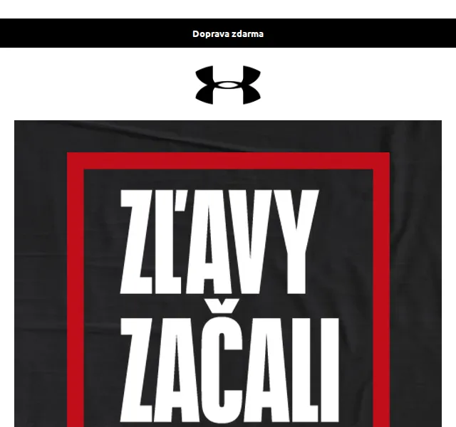 Under Armour: sleva na 2000+ produktů – červenec 2026 | Nuslet.cz
