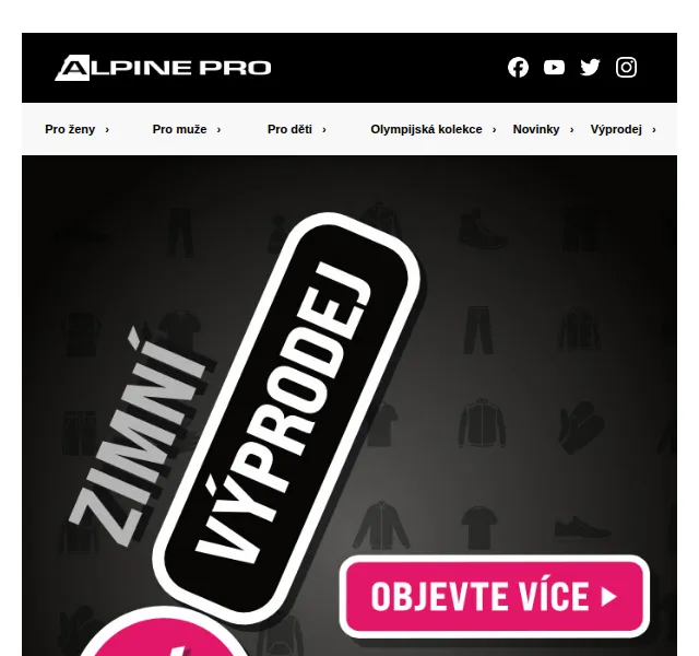 ALPINE PRO: Zimní výprodej bund, bot a kabátů – červen 2026 | Nuslet.cz