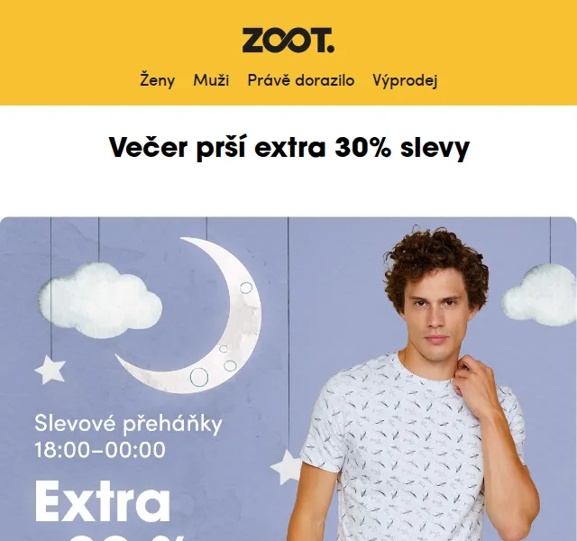 ZOOT: Extra 30% slevy na značky Jack & Jones, Vans, Guess – červen 2026 | Nuslet.cz