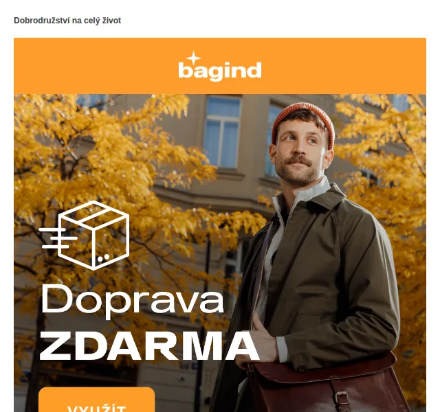 Bagind: Doprava zdarma – červen 2026 | Nuslet.cz
