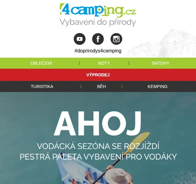 4camping: vodácká sezóna startuje – červen 2026 | Nuslet.cz
