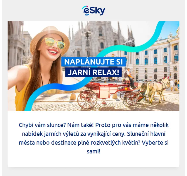 eSky.cz: letenky do Milána od 977 Kč a Londýna od 1632 Kč – červen 2026 | Nuslet.cz
