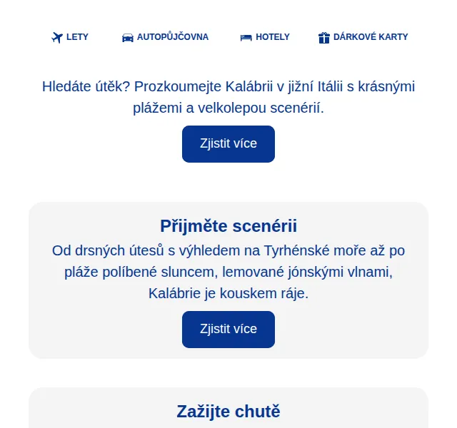 Ryanair: Letenky do Kalábrie – červen 2026 | Nuslet.cz