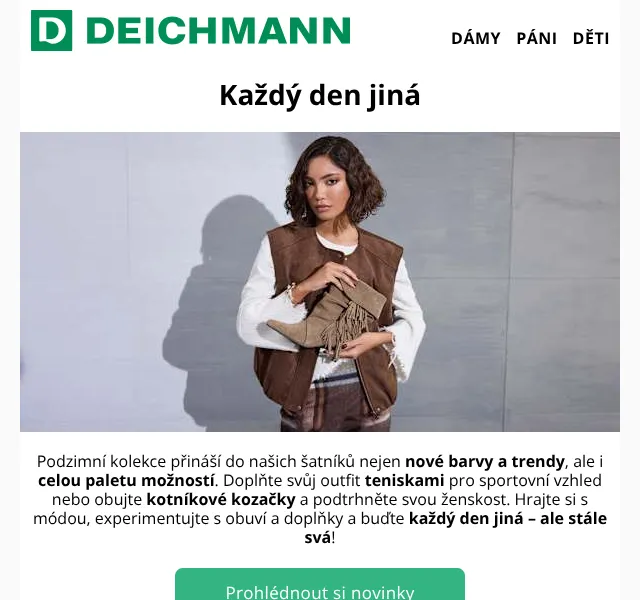 Deichmann: -30 % na 2. pár obuvi – září 2026