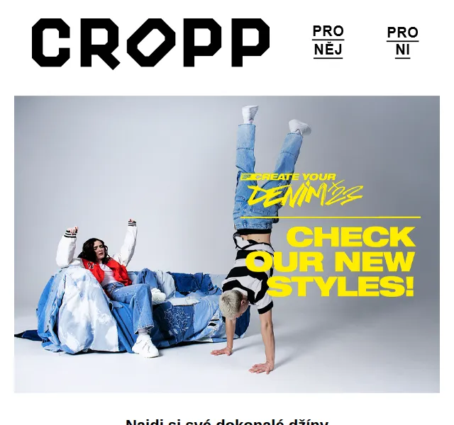 Cropp: Džíny pro tebe – červen 2026 | Nuslet.cz