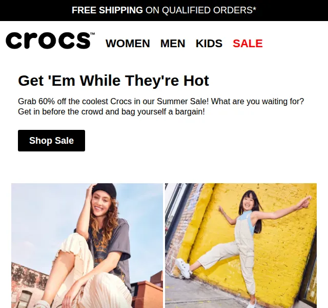 Crocs: Sleva 60 % letní kolekce – červen 2026 | Nuslet.cz