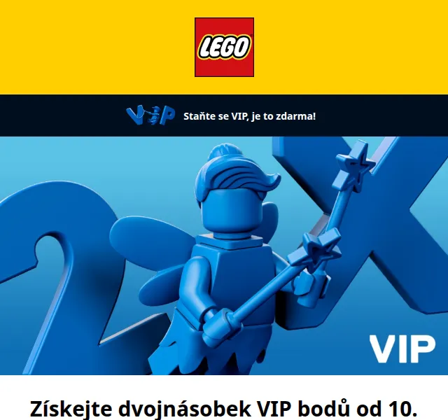 LEGO: Dvojnásobek VIP bodů – únor 2026 | Nuslet.cz