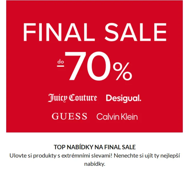 Modivo: TOP slevy na FINAL SALE – červen 2026 | Nuslet.cz