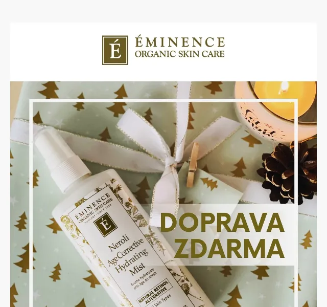 Eminence: Doprava DPD zdarma a dárek k nákupu – červen 2026 | Nuslet.cz