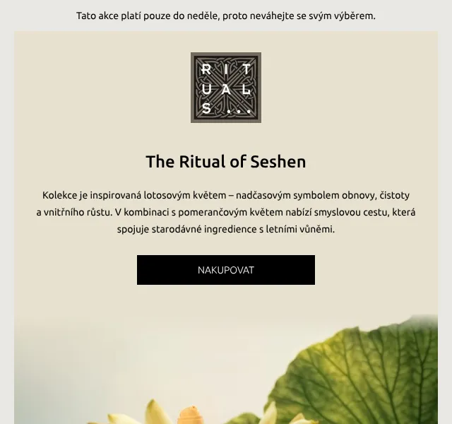 Rituals: Seshen letní sleva – červenec 2026 | Nuslet.cz