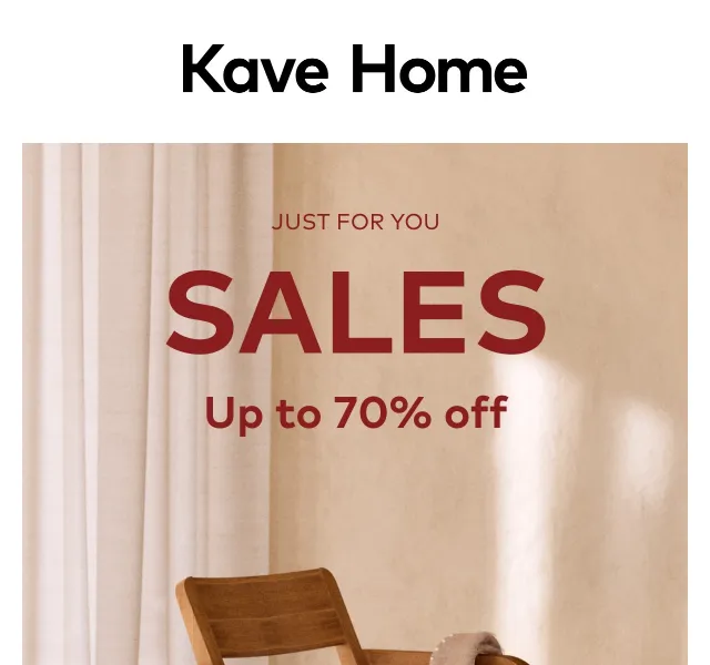 Kave Home Sale: sleva až 70 % – červen 2026 | Nuslet.cz