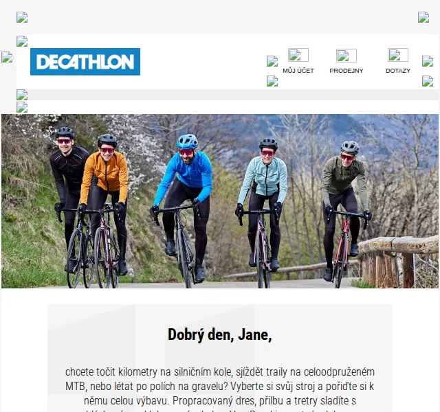 DECATHLON: Cyklistická výbava na jaro/léto 2026 – Slevy na kola a doplňky | Nuslet.cz