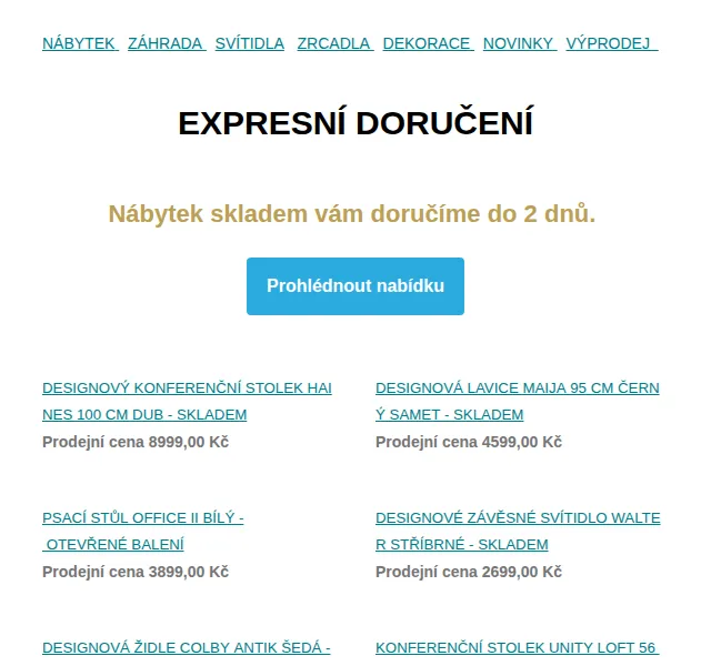 Estilofina-nabytek.cz: Nábytek skladem do 2 dnů – červen 2026 | Nuslet.cz
