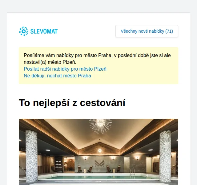 Slevomat: Wellness pobyt v Nízkých Tatrách s polopenzí – červen 2026 | Nuslet.cz