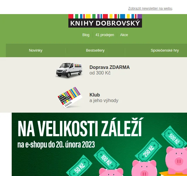 KnihyDobrovsky.cz: Sleva až 500 Kč na knihy – červen 2026 | Nuslet.cz