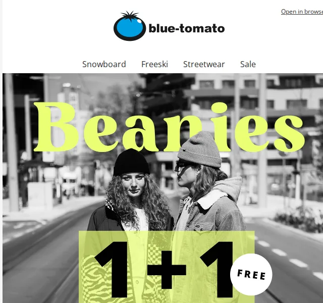 BLUE TOMATO: Beanie výprodej – 2+1 zdarma – červen 2026 | Nuslet.cz