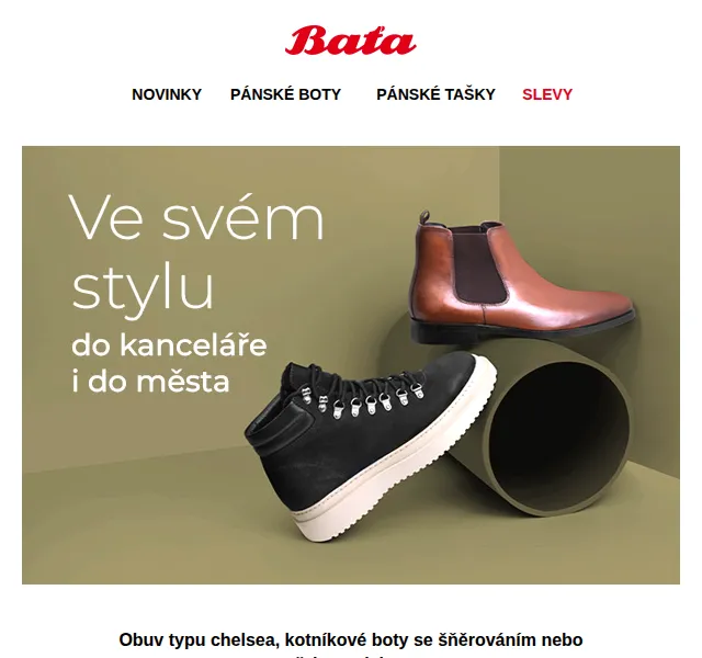 Baťa: Nová kolekce kotníkové obuvi – červen 2026 | Nuslet.cz