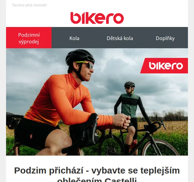 czbikero: Castelli podzimní výbava – červenec 2026 | Nuslet.cz