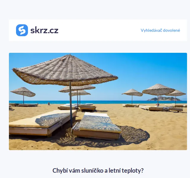 Skrz: Last minute dovolená od 12 250 Kč – červen 2026 | Nuslet.cz