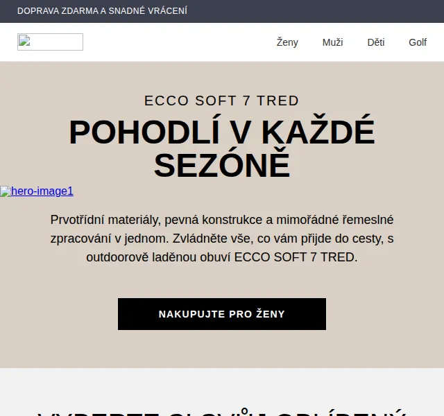 ECCO: Sleva až 50 % na vybrané modely – červen 2026 | Nuslet.cz