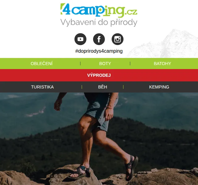 4camping.cz: Sandálobraní – více jak 150 modelů od 22 značek – červen 2026 | Nuslet.cz