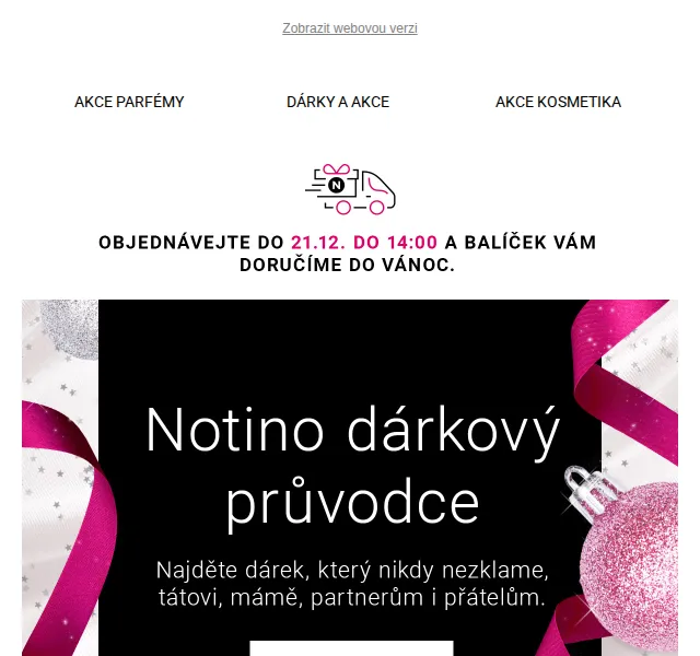 Notino: Vánoční tipy na dárky – prosinec 2021 | Nuslet.cz