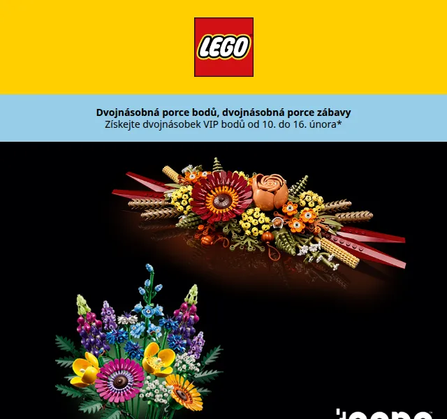 LEGO®: Dvojnásobek VIP bodů – červen 2026 | Nuslet.cz