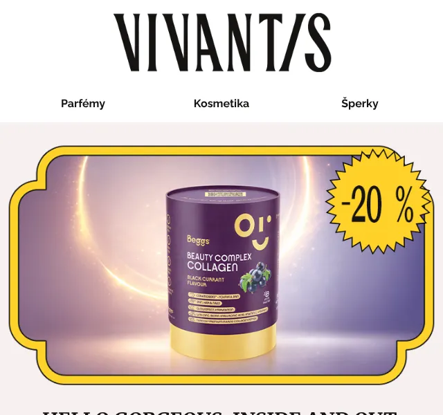 Vivantis: Beggs doplňky −20 % kód HEALTH – září 2026