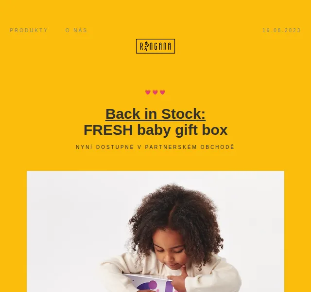 RINGANA: FRESH baby gift box – červenec 2026 | Nuslet.cz
