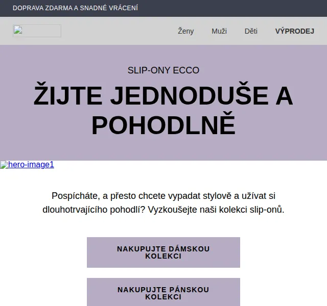 ECCO: slip-ony s dopravou zdarma – červen 2026 | Nuslet.cz