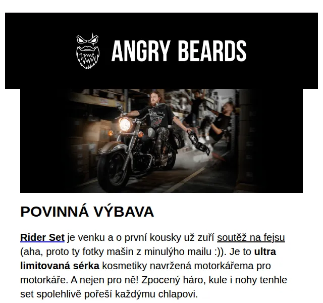Angrybeards: Rider Set limitovaná edice – červen 2026 | Nuslet.cz