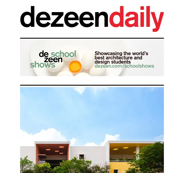 Dezeen Daily: Architektonické novinky – červen 2026 | Nuslet.cz