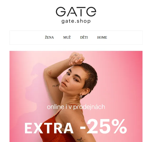 gate.shop: sleva -25 % na spodní prádlo – červen 2026 | Nuslet.cz