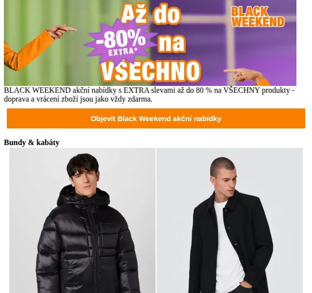 ABOUT YOU: Black Weekend – slevy až 80 % na vše – červen 2026 | Nuslet.cz