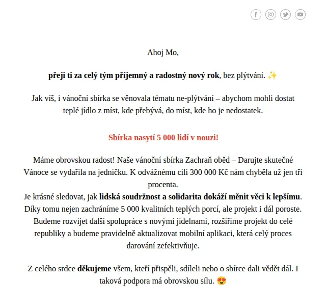 Petra ze Zachraň jídlo: Pomozte darovat jídlo – červen 2026 | Nuslet.cz