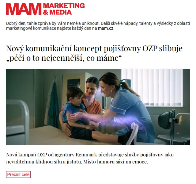 Marketing & Media: Nový komunikační koncept OZP – červen 2026 | Nuslet.cz