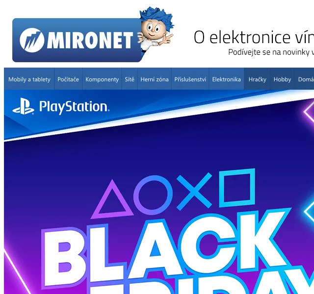Mironet: Black Friday s PlayStationem – červen 2026 | Nuslet.cz