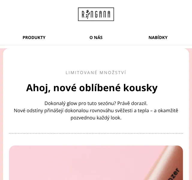 RINGANA: Limitované beauty novinky – duben 2026 | Nuslet.cz