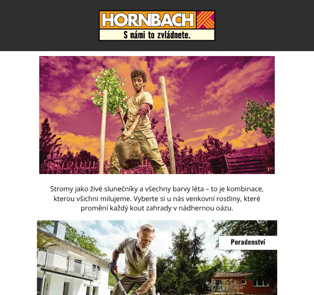 HORNBACH: Zahradní rostliny a hnojiva – červen 2026 | Nuslet.cz