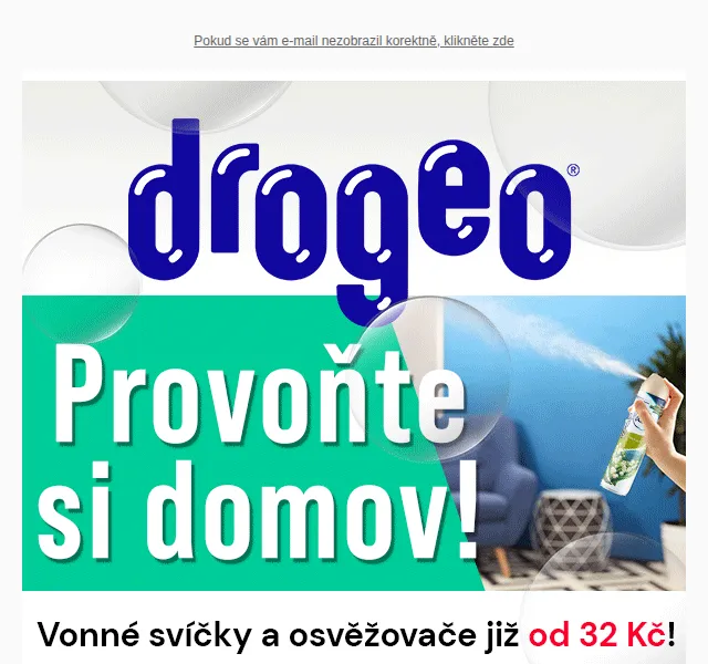 Drogeo: Air Wick, Yankee Candle a další svíčky a osvěžovače – červen 2026 | Nuslet.cz