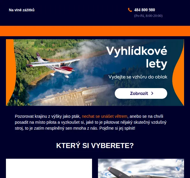 Adrop: Vyhlídkové lety a zážitky – červen 2026 | Nuslet.cz