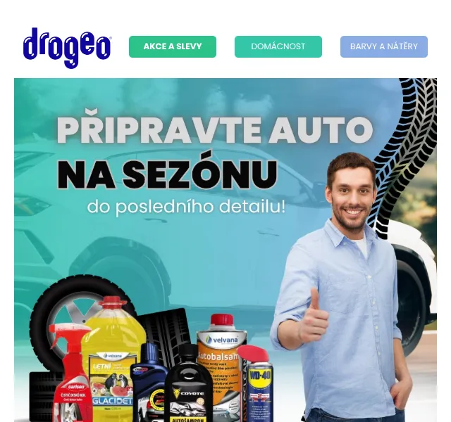 Drogeo: Autokosmetika a péče o auto – duben 2026 | Nuslet.cz